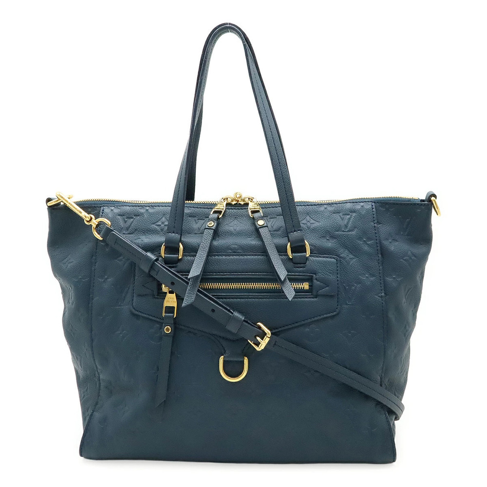 LOUIS VUITTON Empreinte Lumineuse Tote Bag Leather Infini Black
